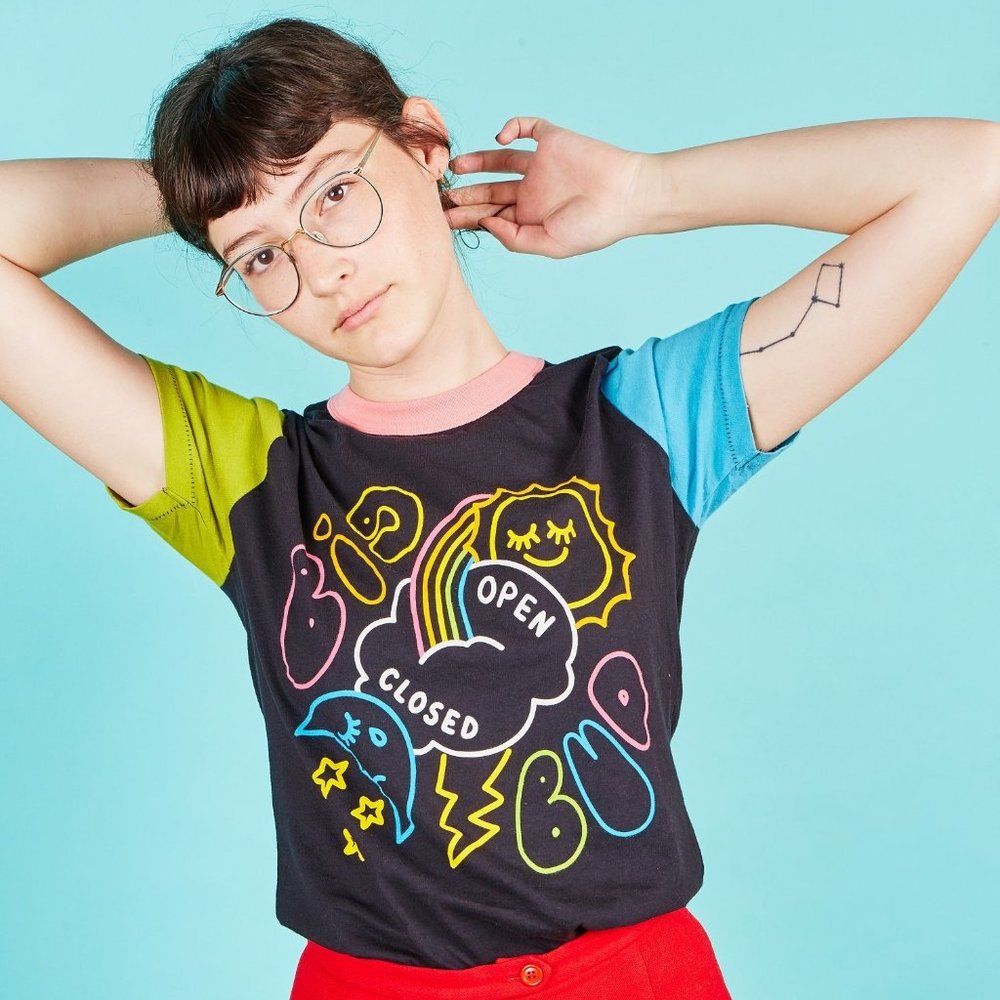 Big Bud Press Flagship Neon Sign Tee EUC